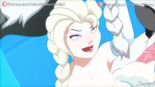 Elsa in the Big Insertion || 4K