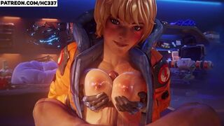 Apex Wattson fucked and doing blowjob Hentai