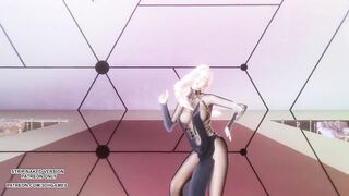 [MMD] Chungha - Chica Seraphine Sexy Kpop Dance League Of Legends Uncensored Hentai