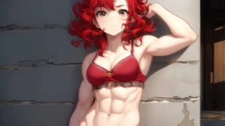 Muscular anime girls hentai compilation 筋肉質のアニメの女の子のエロ編集 animation