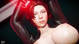 Futa Scarlet Witch fucks Futa Black Widow 3d hentai