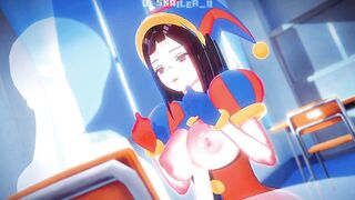 The Amazing Digital Circus - Pomni gives you an intense handjob