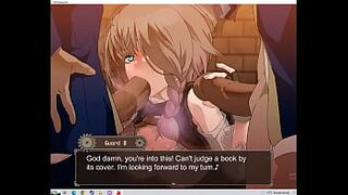 Double Blowjob hentai ero Explorer of Yggdrasil Pt1 Kagura Games