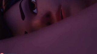 BDSM Overwatch fuck machine Tracer and Brigitte Uncensored 60 FPS High Quality