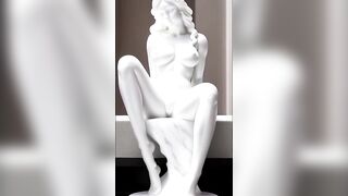 Art- beautiful plaster statue