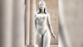 Art- beautiful plaster statue