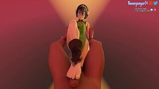 Toph Footjob