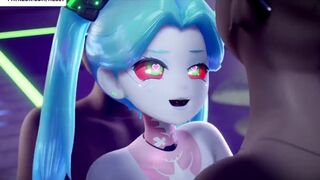 Rebecca From Cyberpunk Edgerunners Two Holes Fucking - Cyberpunk Hentai 3D Animated High Quality