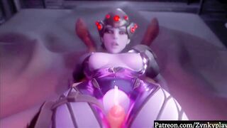 Widowmaker Overwatch fucked cumshot pussy