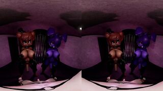 VR FNAF Taker POV & Futas Frenni and Bonfie