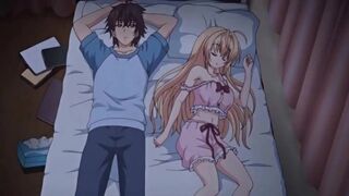 Finally in got One night share bed with my cute virgin step sister anime hentai uncensored