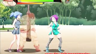 Strong man in hentai sex with a cute lady new gameplay