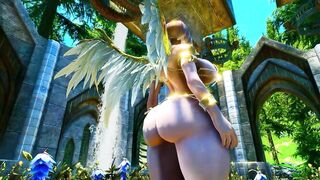 Skyrim LE THICC Vana Angely at The Grand Bathhouse