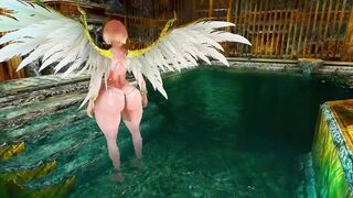 Skyrim LE THICC Vana Angely at The Grand Bathhouse