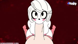 Charlie from Hotel Hazbin give ass and mouth for a creampie POV