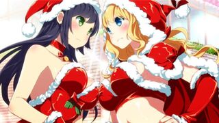 Christmas party stepsisters got exited for special gift anime hentai uncensored cartoon