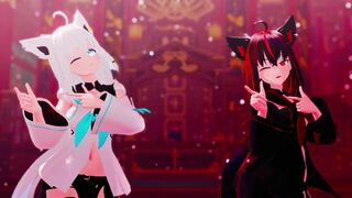 【MMD Hololive 4k/60fps】《Shirakami Fubuki (白上フブキ)》~《愛包ダンスホール(Heart Pie Dancehall) HIMEHINA》