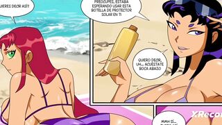 fucking Estarfire on the beach xxx