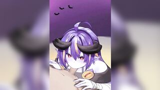 Cute anime demon girl sucking your cock