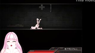 Pink hair woman having sex with men in Unh. Jail new hentai game gameplay