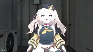 MMD azurlane Bache sex in Dark Alleyway