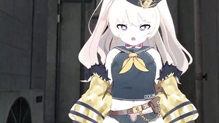 MMD azurlane Bache sex in Dark Alleyway