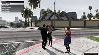 Me follo a peatonas en plena calle (GTA 5)