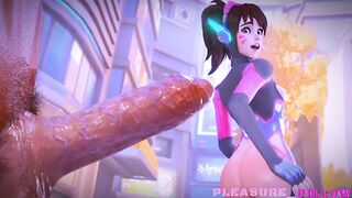 The Overwatch beauty couldn't get past the penis