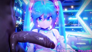 Deep throat Miku live