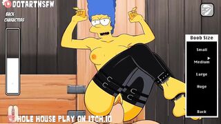 Marge Simpson Milf Legs Spread Missionary On Desk Anal Cum Filling - Hole House