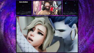 Futa Widowmaker Fucks Mercy From Behind And Blasts Cum Deep Inside Her Tight Pussy