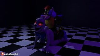 FNAF Vanny fucked by Gator