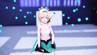 【MMD Hololive 4k/60fps】《Kazama Iroha (風真いろは)》~《(HoneyWorks) Fansa / mona (CV: Natsukawa Shiina)》