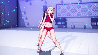 【MMD Lycoris Recoil 4k/60fps】《(錦木 千束 Chisato)(井ノ上 たきな Takina)》~《(HoneyWorks) Fansa / mona)》