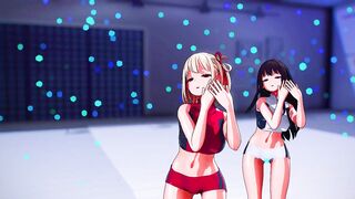 【MMD Lycoris Recoil 4k/60fps】《(錦木 千束 Chisato)(井ノ上 たきな Takina)》~《(HoneyWorks) Fansa / mona)》