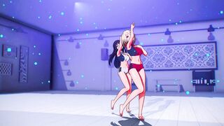 【MMD Lycoris Recoil 4k/60fps】《(錦木 千束 Chisato)(井ノ上 たきな Takina)》~《(HoneyWorks) Fansa / mona)》