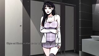 FUCKING HINATA FROM ANOTHER UNIVERSE IN THE VILLAGE BATHROOMS - NARUTO SHINOBI LORD