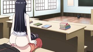 HINATA JUMPING ON OUR DICK IN THE CLASSROOM - TRAINING WITH HINATA - KUNOICHI TRAINER