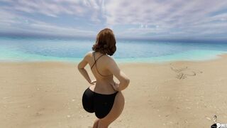 Smashing my married PAWG Teacher on the beach