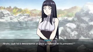 Taking a naked bath with Hinata Hyuga - Training with Hinata - Kunoichi Trainer