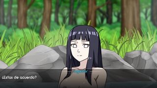 Taking a naked bath with Hinata Hyuga - Training with Hinata - Kunoichi Trainer