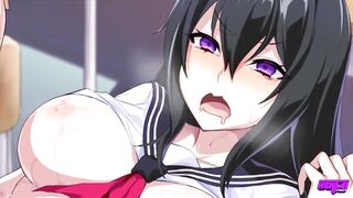 HENTAI PROS - Gorgeous Brunette Student President Loses Her Virginity Over The Outcast Boy