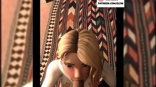 Gwen Stacy Do Hot Blowjob And Getting Cum On Face | Hottest Hentai Spider Man 4k 60fps