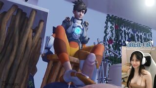 Tracer knows your secret footjob