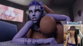 ???? overwatch widowmaker porn at its best. Widowmaker Standing Cowgirl