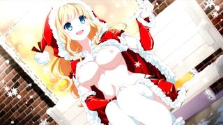 On Christmas cute virgin stepsister shows her boobs got hardcore rough sex anime hentai uncensored