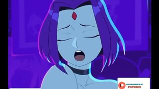 Beast Boy And Raven Hottest Fucking And Creampie | Teet Titans Hentai Animation 4K 60Fps