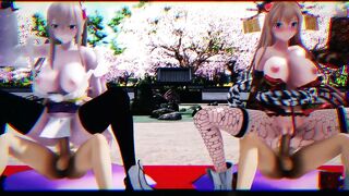 POV Virtual Reality Two Girls On Sex Kpop Music!