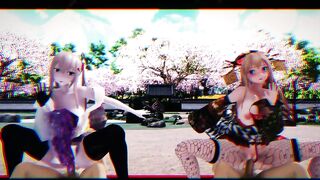 POV Virtual Reality Two Girls On Sex Kpop Music!