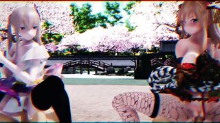 POV Virtual Reality Two Girls On Sex Kpop Music!